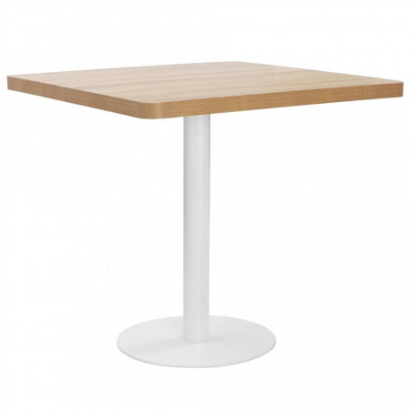 Masa de bistro, maro deschis, 80 x 80 cm, MDF - V286432V