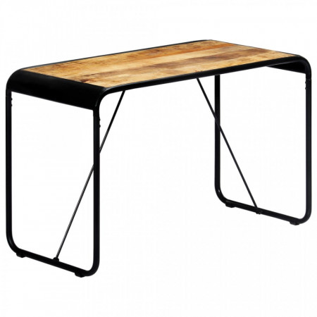 Masa de bucatarie, 118x60x76 cm, lemn masiv de mango nefinisat - V247868V