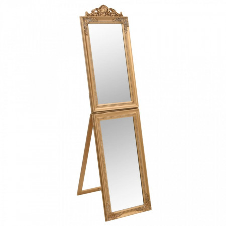 Oglindă de sine stătătoare, auriu, 50x200 cm - V351529V