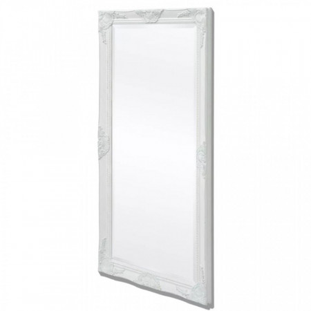 Oglinda verticala in stil baroc 120 x 60 cm alb - V243683V
