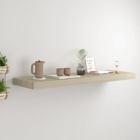 Raft de perete suspendat, stejar, 80x23,5x3,8 cm, MDF - V323877V