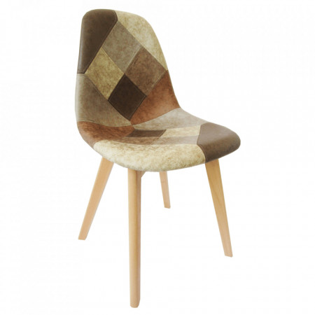 Scaun dining, patchwork/fag - TP256781