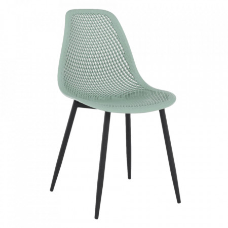 Scaun dining, verde/negru - TP291545