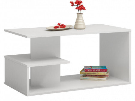 TEMCA108 - Masuta cafea 51 x 91 x 40 cm - Alb-Mat