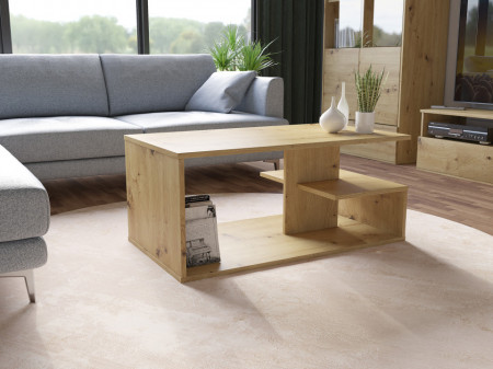 TEMCAR103 - Masuta cafea 51 x 91 x 40 cm - Stejar Artisan