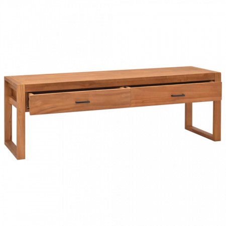 Comodă TV, 140 x 40 x 45 cm, lemn de tec - V325273V