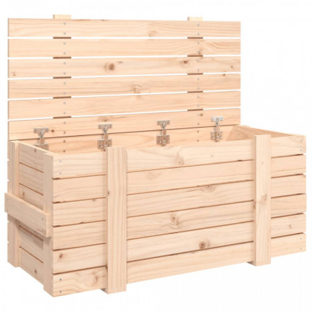 Cutie de depozitare, 91x40,5x42 cm, lemn masiv de pin - V824998V