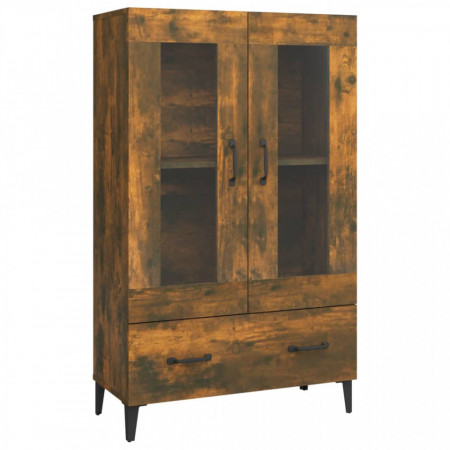 Dulap înalt, stejar fumuriu, 70x31x115 cm, lemn prelucrat - V817480V