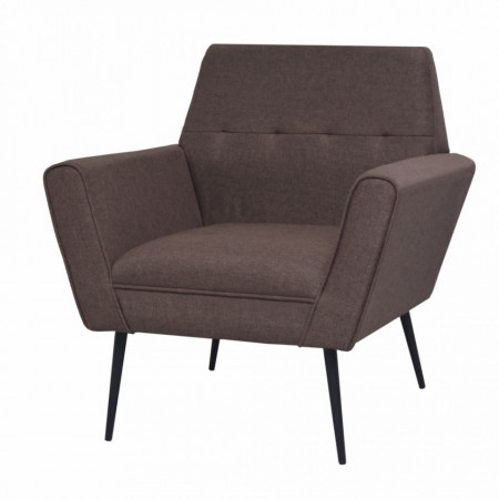 Fotoliu, maro, otel si material textil - V245518V