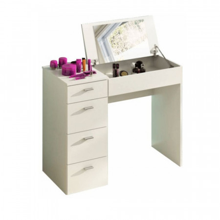 Măsuţă de toaletă albă, 90 cm - TP205891