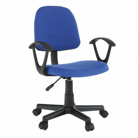 Scaun de birou, albastru și negru 39x43x74-86 cm - TP234346