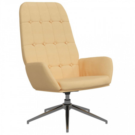 Scaun de relaxare, crem, piele întoarsă artificială - V341252V