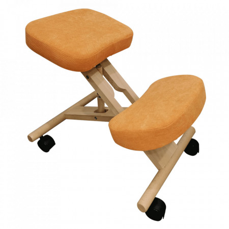 Scaun ergonomic, portocaliu, 46x65x52-72 cm - TP301429