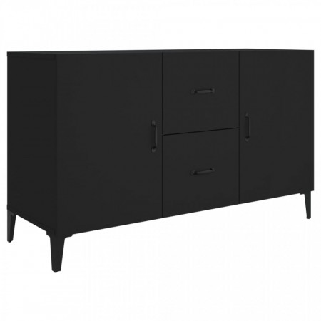 Servantă, negru, 100x36x60 cm, lemn prelucrat - V812520V