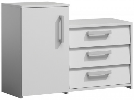 TEPANA101 - Pantofar 99 x 36 x 68 cm, Alb-Mat