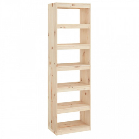 Bibliotecă/Separator cameră, 60x30x199,5 cm, lemn masiv de pin - V808178V