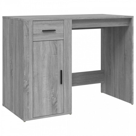 Birou, gri sonoma, 100x49x75 cm, lemn prelucrat - V816790V