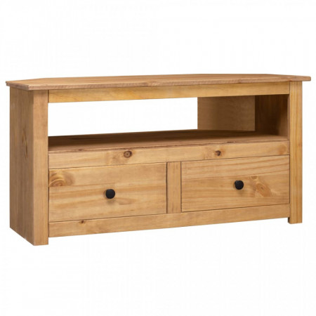 Comoda TV de colt, 93x49x49 cm, lemn masiv de pin - V282685V