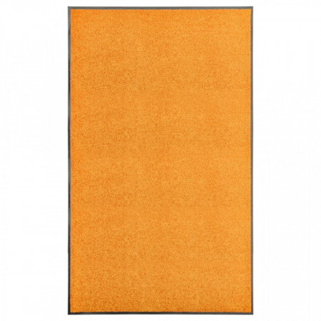 Covoras de usa lavabil, portocaliu, 90 x 150 cm - V323455V