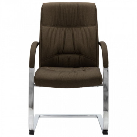 Scaun de birou consolă, maro, material textil - V289338V