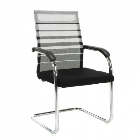 Scaun de şedinţă, gri/negru - TP255110