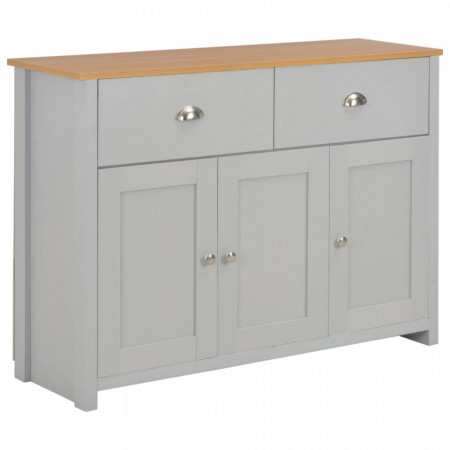 Servanta, gri, 112 x 35 x 81 cm - V283743V