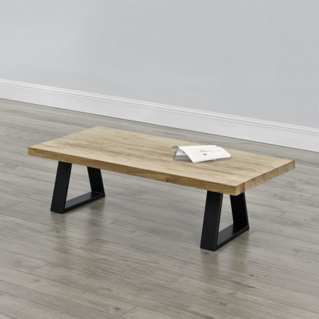 Set 2 bucati picioare masa, 40 x 10 x 40 cm, metal/negru - P65541996