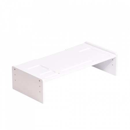 Suport monitor, bambus, alb, 52 cm - TP300679