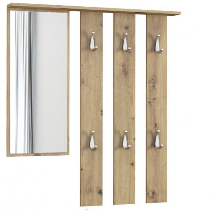 TECUIAR108 - Cuier hol tip panou 99 x 111 cm - Stejar Artisan