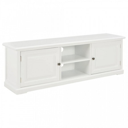 Comoda TV, alb, 120 x 30 x 40 cm, lemn - V249883V