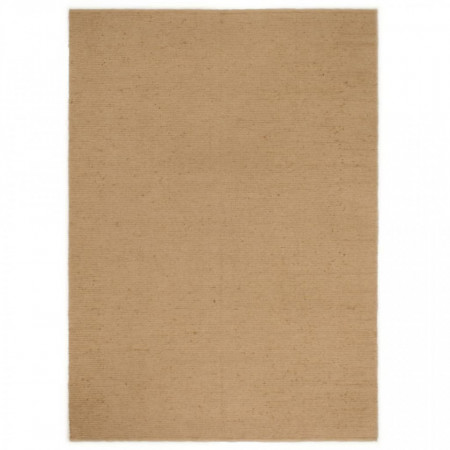Covor buclat lucrat manual, 180x250 cm, iută și bumbac - V345000V