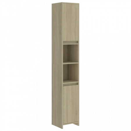 Dulap de baie, stejar sonoma, 30x30x183,5 cm, PAL - V802672V