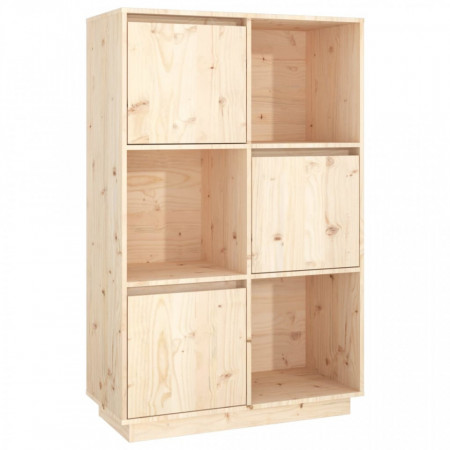 Dulap înalt, 74x35x117 cm, lemn masiv de pin - V814364V