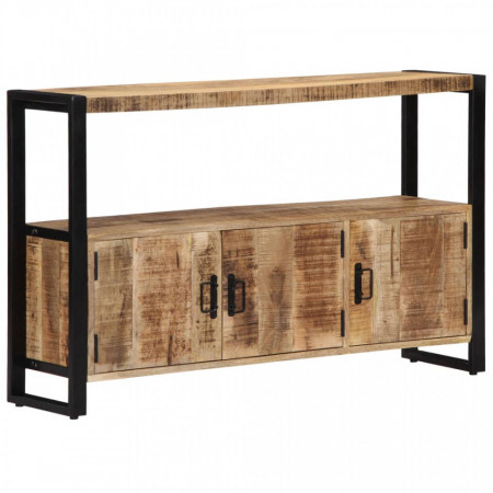 Dulap lateral, 120 x 30 x 75 cm, lemn masiv de mango - V247923V