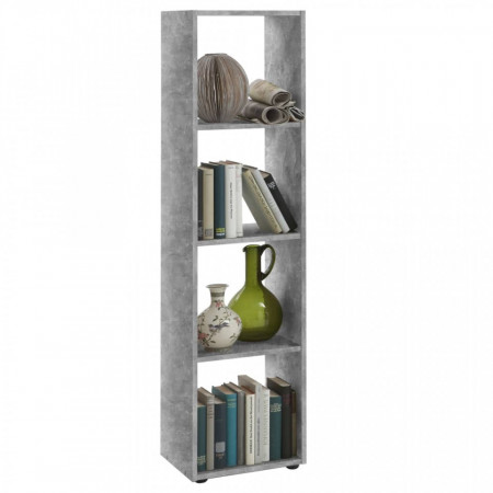 FMD Raft vertical cu 4 compartimente, gri beton - V428752V