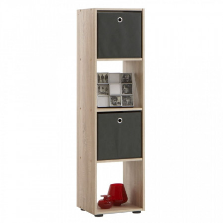 FMD Raft vertical cu 4 compartimente, stejar - V428753V