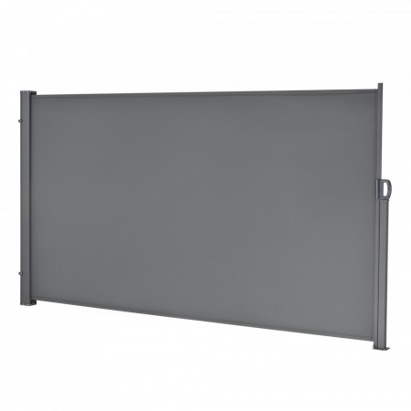Paravan solar lateral retractabil, 160 x 300 cm, gri - P74654054