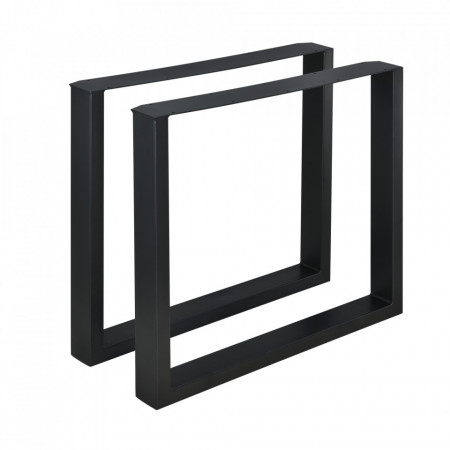 Picioare masa, set 2 buc 80 x 72 cm, negru - P57353516