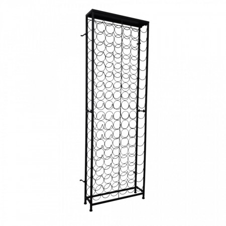 Suport sticle de vin pentru 108 sticle, metal - V241598V