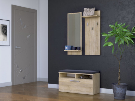TECUIS104 - Set Cuier hol 85 x 35 cm - Sonoma