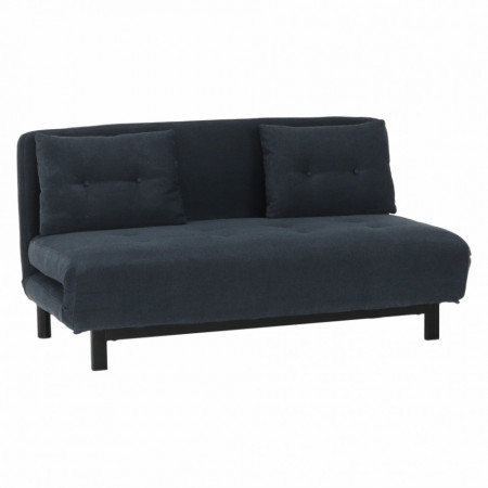 Canapea extensibilă, material textil gri, 150x75x81 cm - TP261404