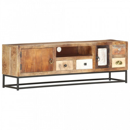 Comoda TV, 120 x 30 x 40 cm, lemn masiv reciclat - V286506V