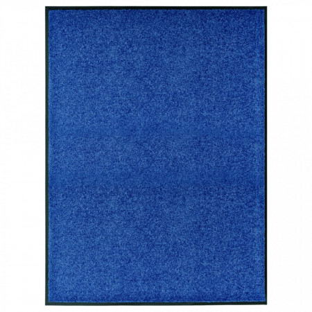 Covoras de usa lavabil, albastru, 90 x 120 cm - V323442V