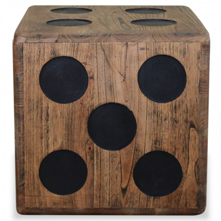 Cutie de depozitare Mindi Lemn 40x40x40 cm, Design tip zar - V244559V