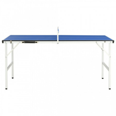 Masă de ping pong cu fileu, albastru, 152 x 76 x 66 cm - V91946V