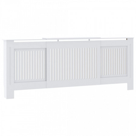 Mască pentru calorifer, alb, 205 cm, MDF - V325547V