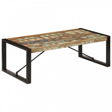 Masuta de cafea, 120 x 60 x 40 cm, lemn masiv reciclat - V247425V