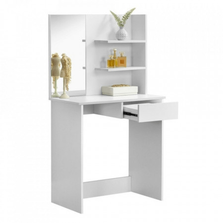 Măsuţă de toaletă albă, 75 cm - TP251852
