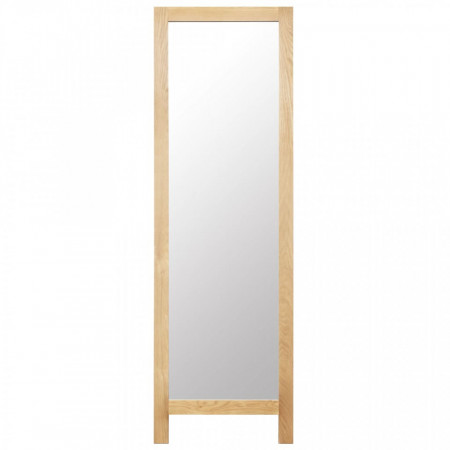 Oglindă, 48 x 46,5 x 150 cm, lemn masiv de stejar - V247454V