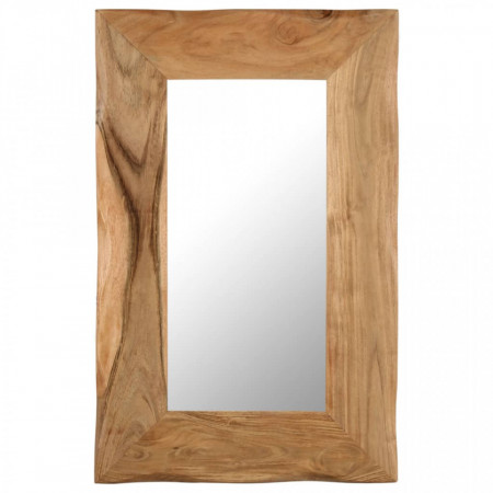 Oglinda cosmetica, 50 x 80 cm, lemn masiv de acacia - V246268V